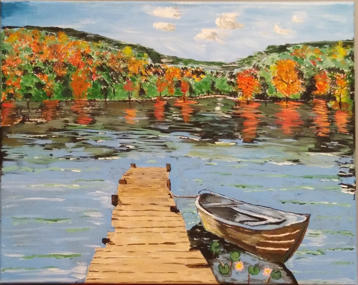 Boat by the Dock