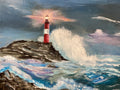 Lighthouse in a Storm