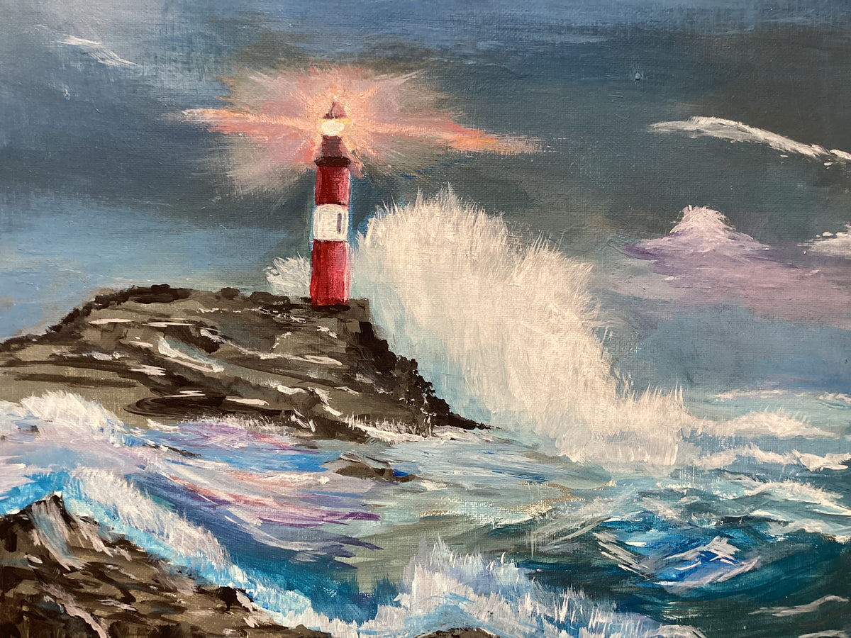 Lighthouse in a Storm