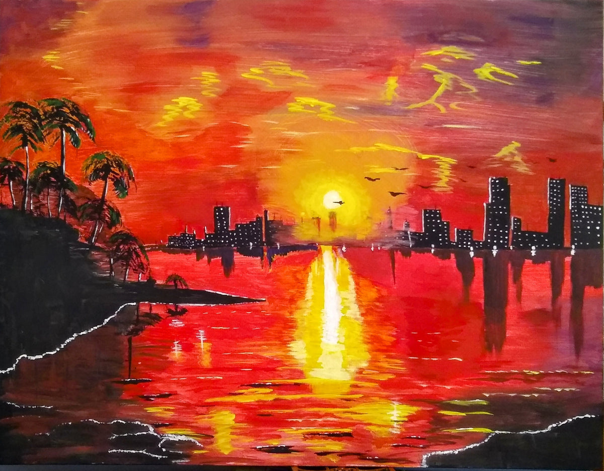 Sunset over Tampa Bay