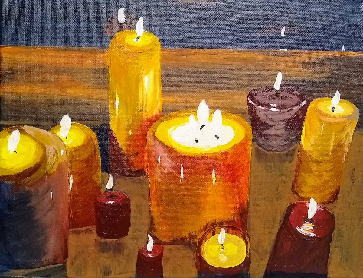 Reflections of Candles